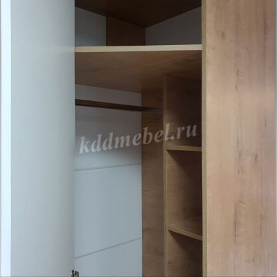 Шкаф угловой Эра (Дуб вотан/Белый)