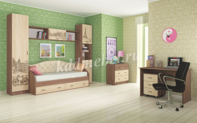 Спинка мягкая велюр с пуговицами (Карамель)