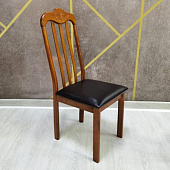 Стул обеденный Hv-23 (Antique cherry/Кожзам темно-коричневый)