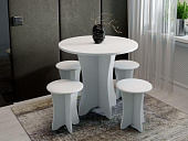 Обеденная группа Бон тип 6 (Белый к/з)