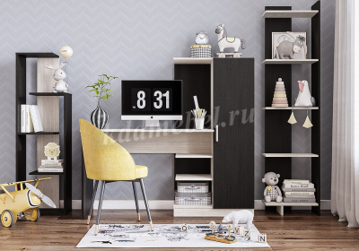 Стеллаж Бейсик-1 (Венге/Лоредо)