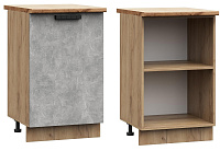 Шкаф нижний ШН 500 Кухня Индира (Лофт Сланец) БЕЗ СТОЛЕШНИЦЫ