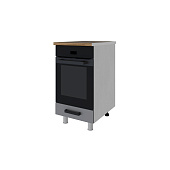 Шкаф нижний духовой 45Д кухня Контемп без столешницы (Дуб сонома/Кофе-софт)