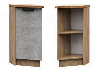 Шкаф нижний ШНТ 300 Кухня Сахара (Холст Белый) БЕЗ СТОЛЕШНИЦЫ