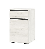 Тумба Гретта 1С1Я (Дуб крафт белый/Антрацит)