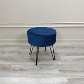 Пуф Leset Кома (Дарк блю велюр)